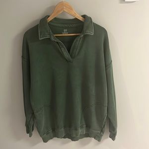 Oversized Green Aerie Sweatshirt